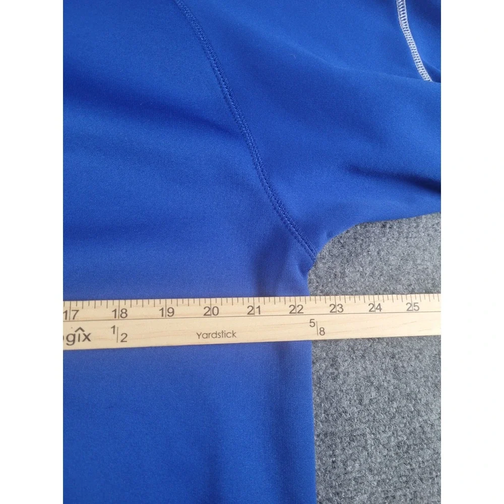 Vintage Chicago Cubs Hoodie Mens S Nike Team Fit Therma Blue Pullover Sweatshirt